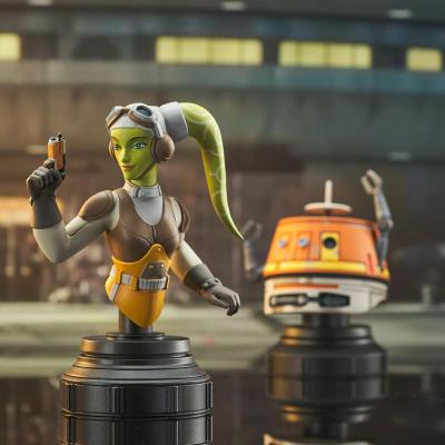 Star Wars - Rebels - Gentle Giant - Hera And Chopper Bust